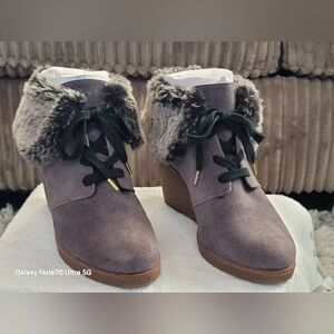 Cole Haan Ankle Wedge Boots